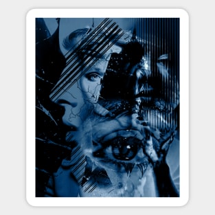 Eye expressionism Sticker